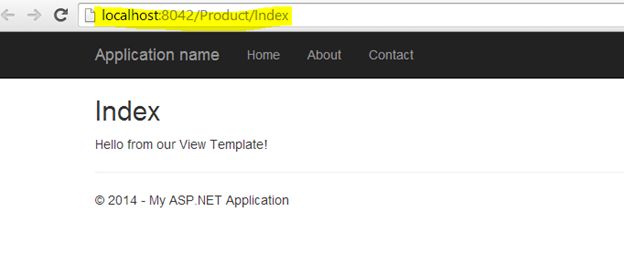 Running Controller in MVC 5